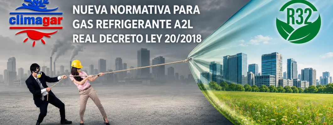 Nueva normativa para gas R-32 Real Decreto ley 20/2018