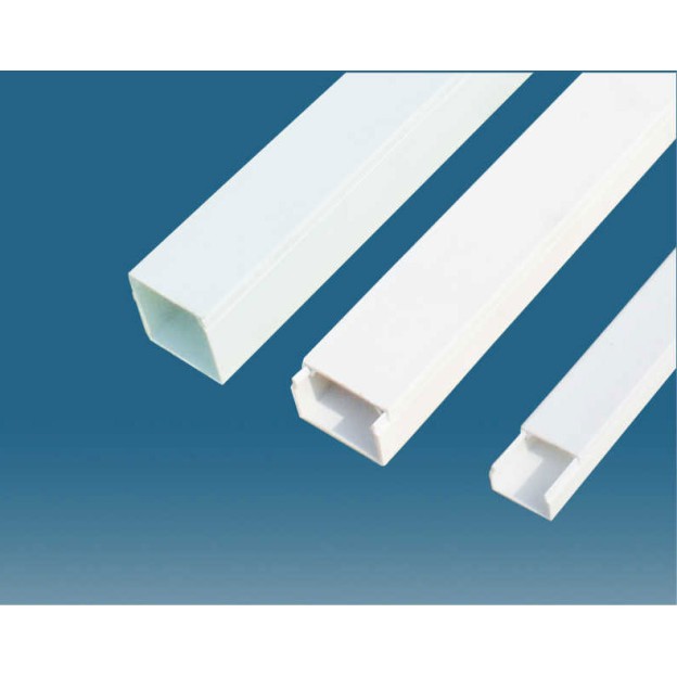 CANALETA PLÁSTICA MARRÓN  (METRO LINEAL)