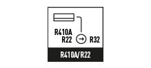 Sustitución de R410A/R22