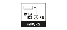 Sustitución de R410A/R22 Sustitución de R410A/R22